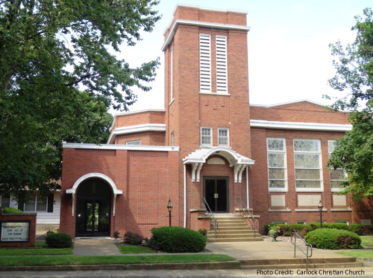 Carlock Christian Church, photo credit:  Carlock Christian Church